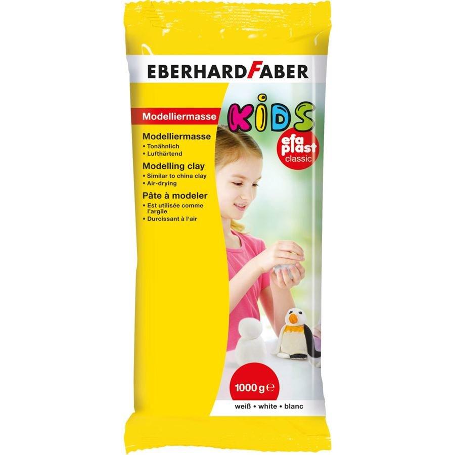 EBERHARD FABER  Eberhard Faber EFA Plast Argilla da modellazione 1 kg Bianco 1 pz 