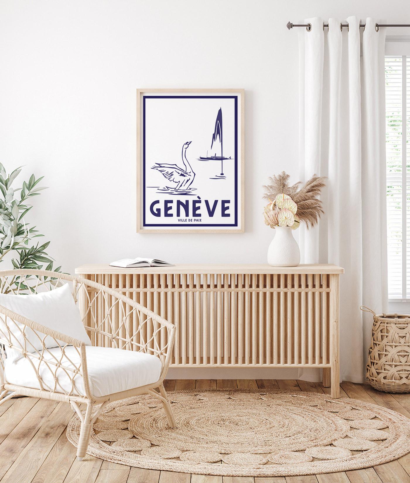 La-Jonx Genève - Ville de paix - Poster  