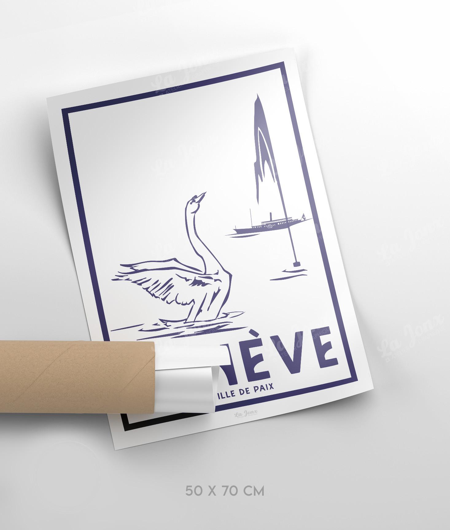 La-Jonx Genève - Ville de paix - Poster  