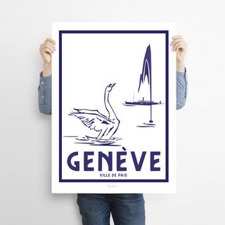 La-Jonx Genève - Ville de paix - Poster  