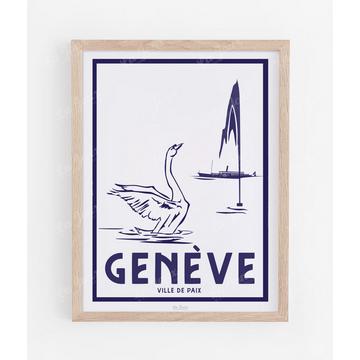 Genève - Ville de paix - Poster