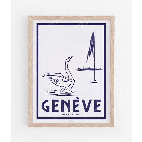 La-Jonx Genève - Ville de paix - Poster  