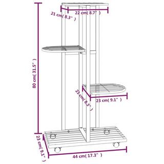 VidaXL Jardinière fer  