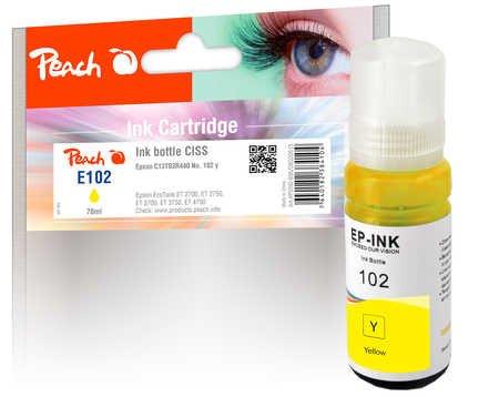 Peach  Tinte Epson 102, C13T03R440 70 ml, yellow 