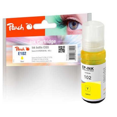 Peach  Tinte Epson 102, C13T03R440 70 ml, yellow 