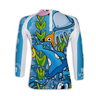 Uvea  Kinder UPF 80 Badeshirt Indiana sumarine 