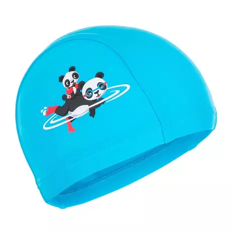 NABAIJI Bonnet de bain bébé imprimé pandas bleu clair en maille