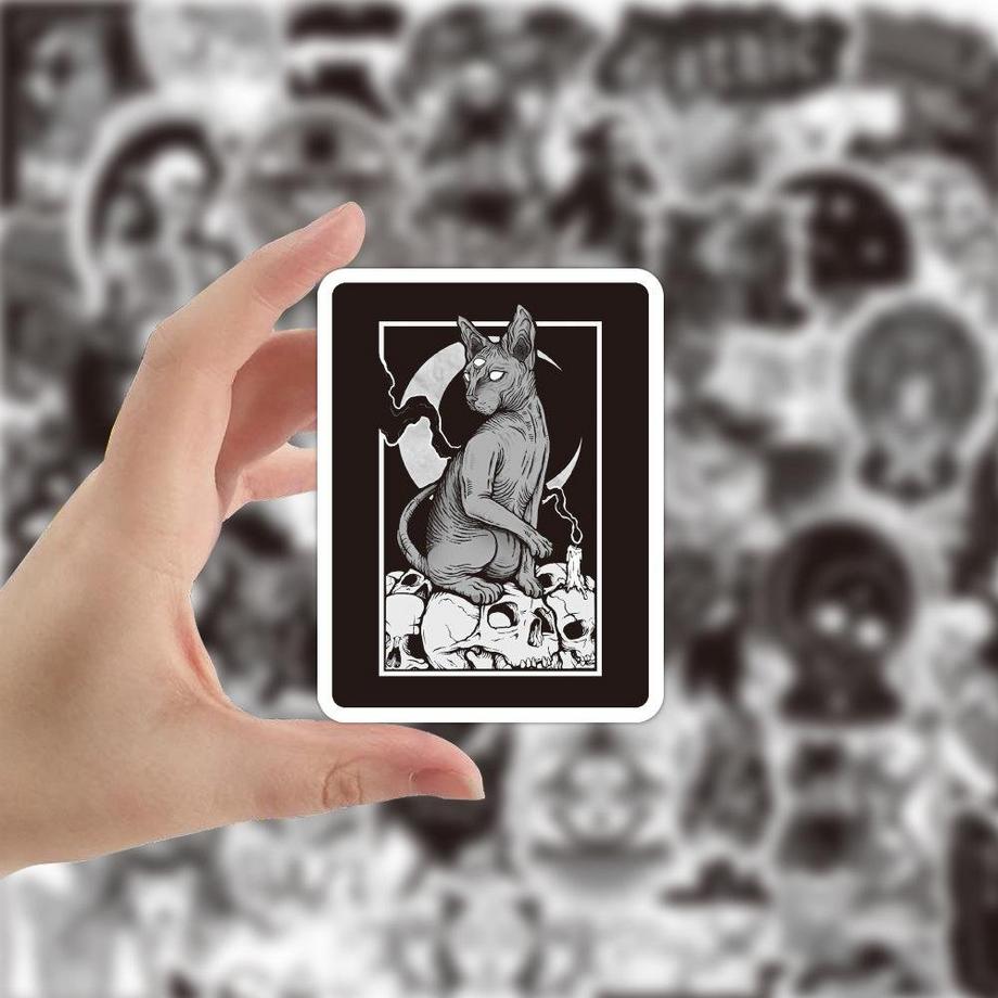 Gameloot Aufkleber - Gothic-Stil - 50 Stk  