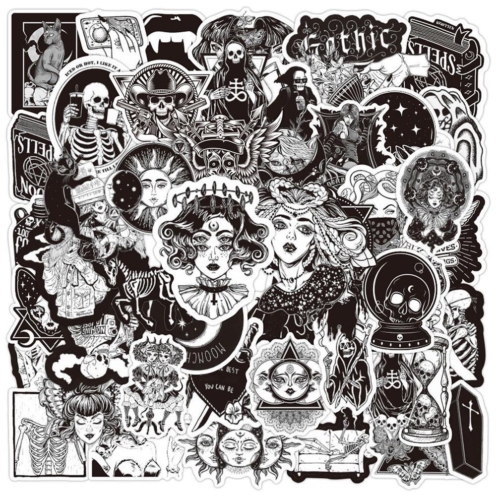 Gameloot Adesivi - Stile Gotico - 50 pz  