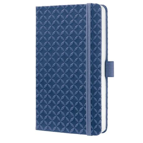 Sigel Carnet de notes Jolie - ligné - environ A6 - bleu foncé - hardcover - certification FSC  