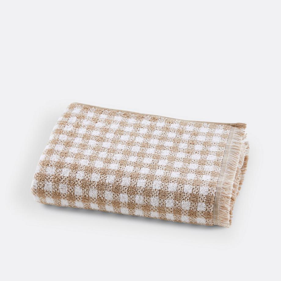 La Redoute Intérieurs Frottee-Handtuch Dinan mit Vichykaro (500 g/m²)  