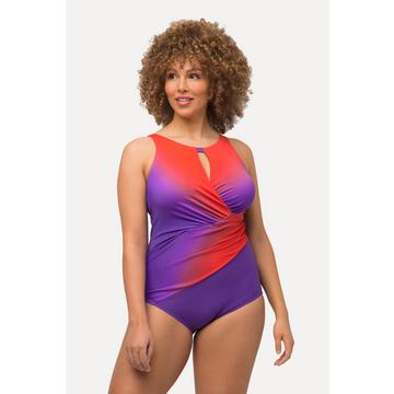 Maillot de bain, dégradé de couleurs, bonnets souples, drapé