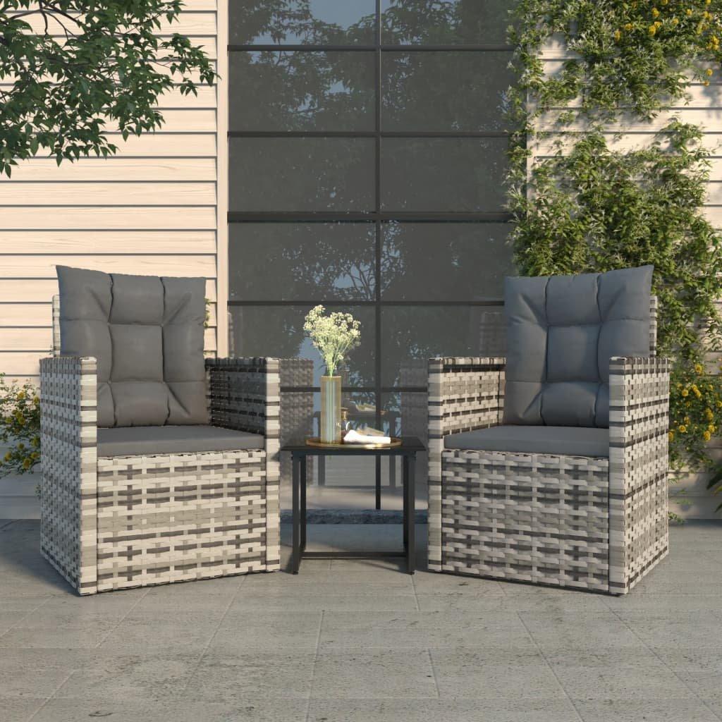 VidaXL Garten-lounge-set poly-rattan  