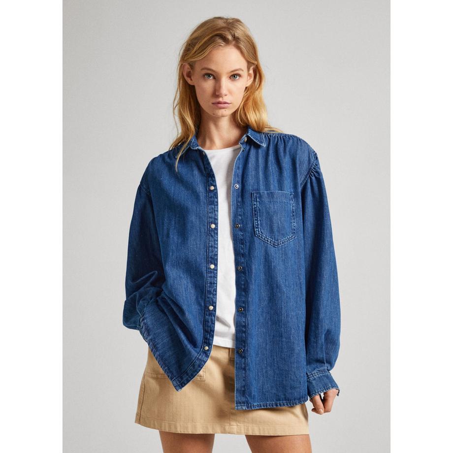 Pepe Jeans London Miley Denim Hemd  