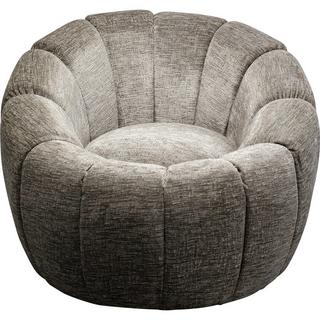 KARE Design Fauteuil pivotant Fiori gris  