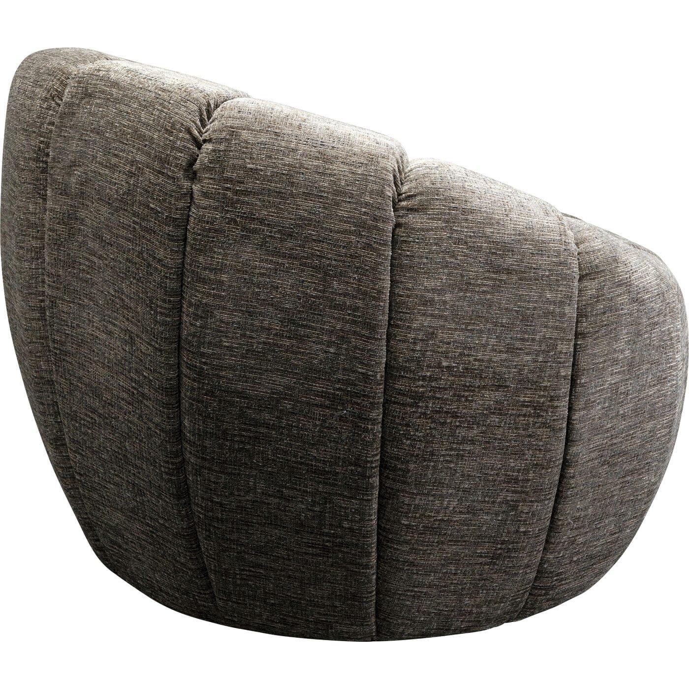 KARE Design Fauteuil pivotant Fiori gris  