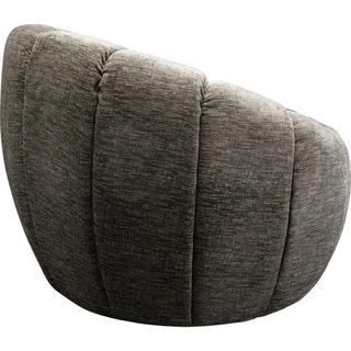 KARE Design Fauteuil pivotant Fiori gris  