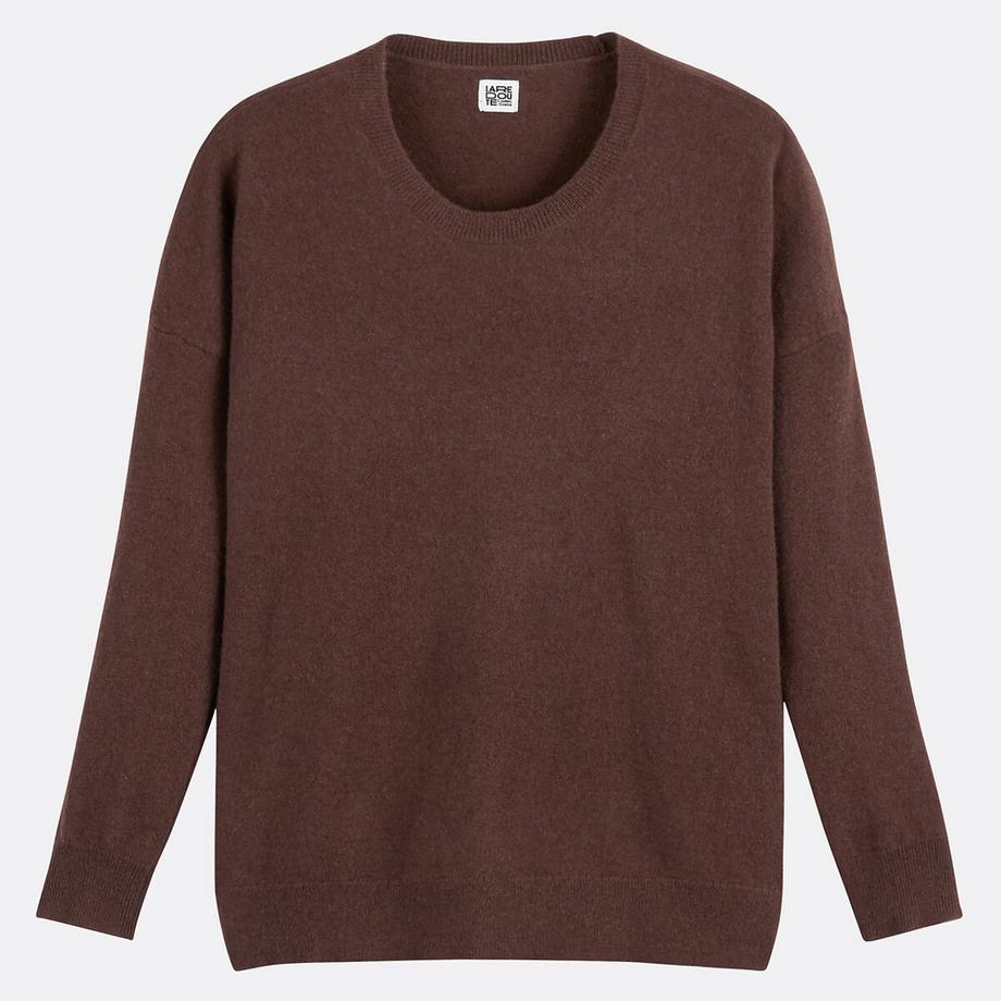 La Redoute Collections Kaschmir Pullover Rundhalsausschnitt  