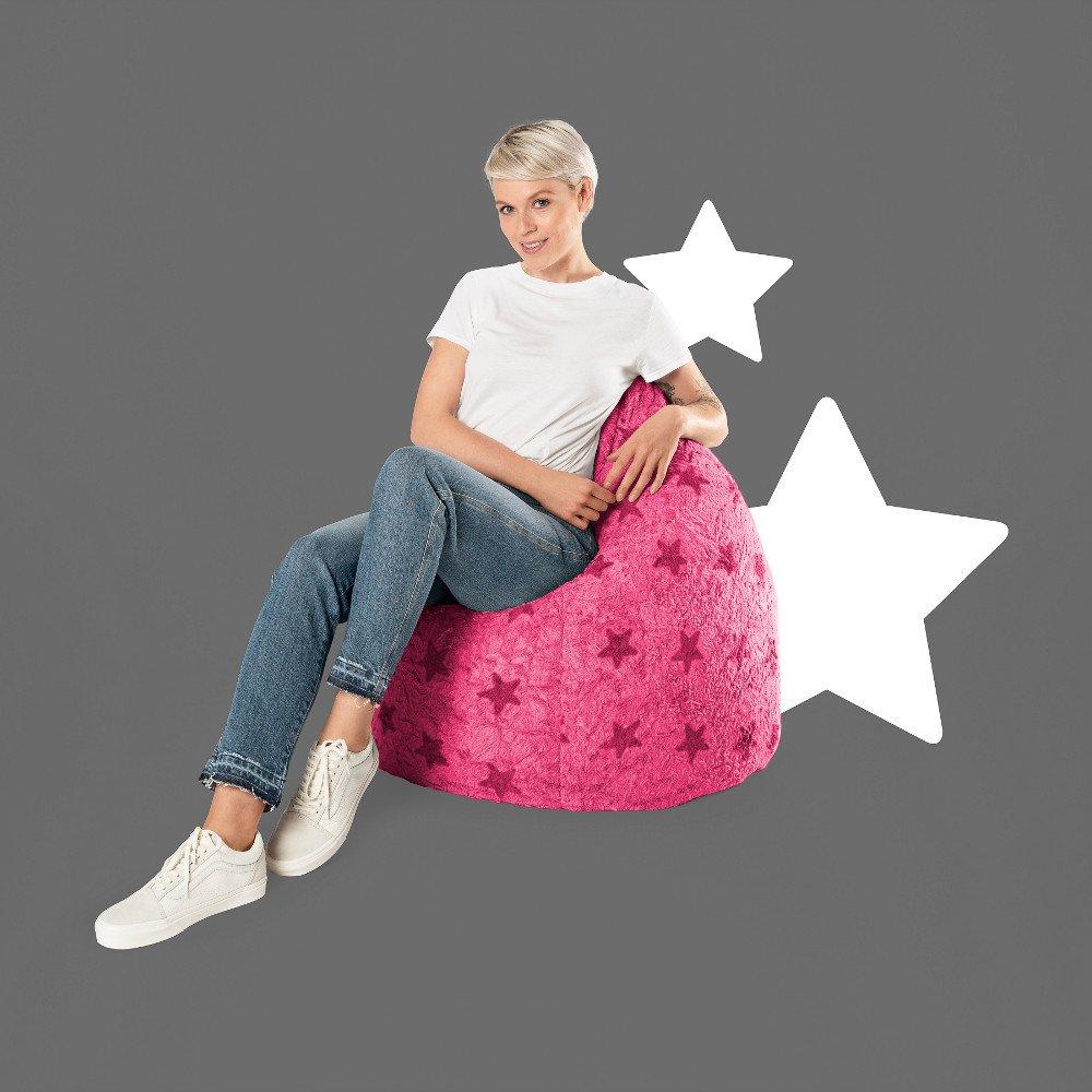  Sitzsack Beanbag Fluffy Stars  