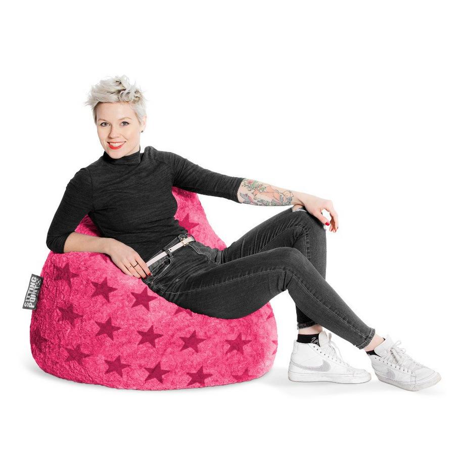 Sitting Point Sitzsack Beanbag Fluffy Stars  