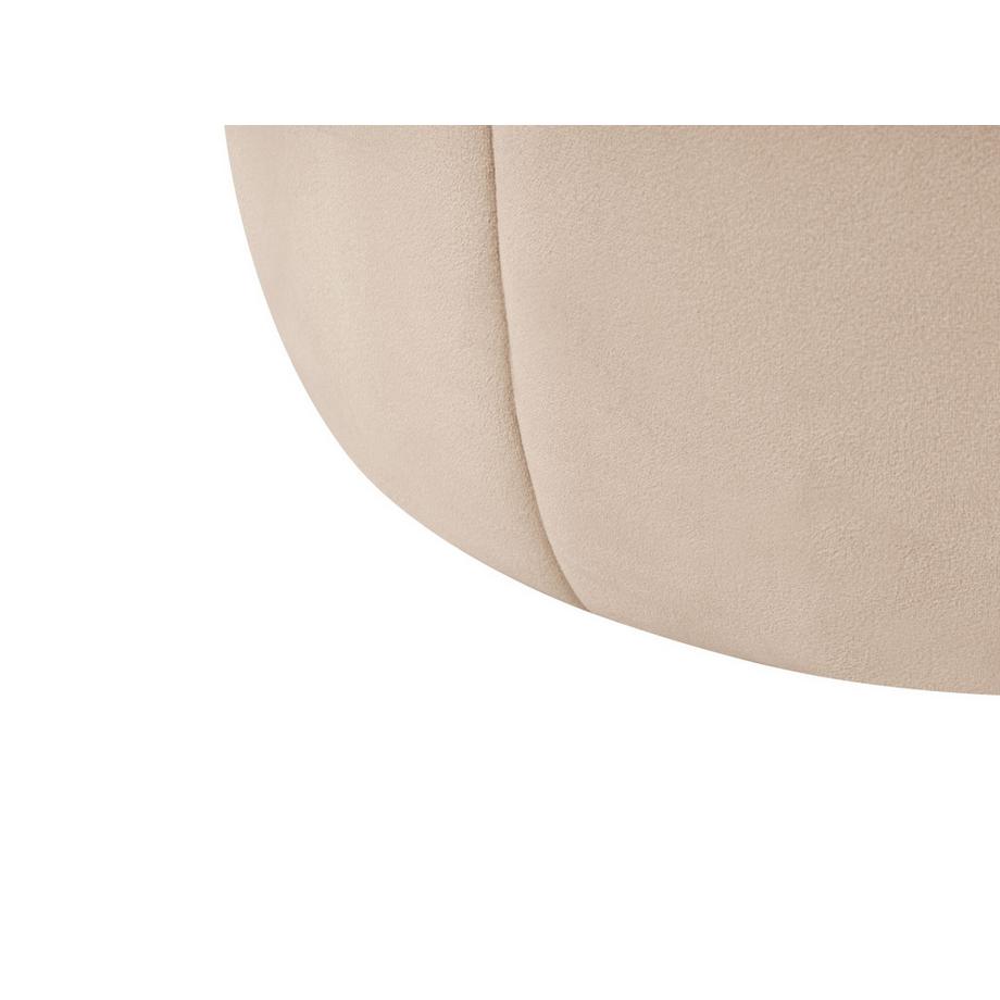 Beliani Pouf en Velours Glamour SELBY  