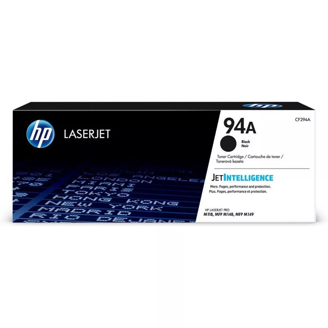 Hewlett-Packard – HP Toner 94A schwarz CF294A LaserJet Pro M118 1200 Seiten, One Size