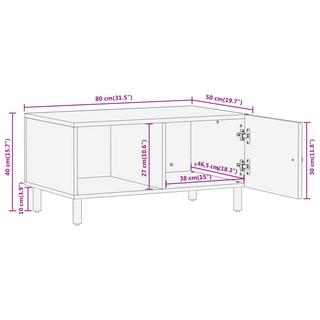 VidaXL Couchtisch holz  