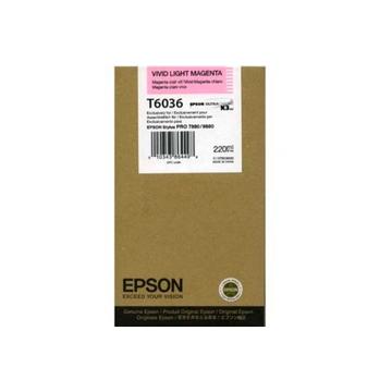 EPSON Tintenpatrone vivid light mag. T603600 Stylus Pro 7880/9880 220ml