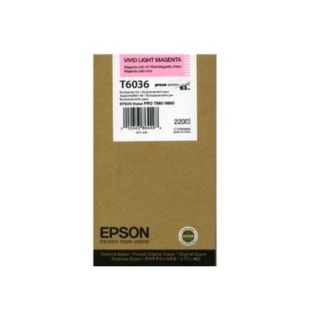 EPSON  EPSON Tintenpatrone vivid light mag. T603600 Stylus Pro 7880/9880 220ml 