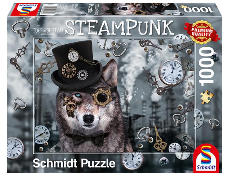 Schmidt Spiele  Schmidt Steampunk Wolf, 1000 Stück 