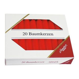 STEINHART STEINHART Baumkerzen 100x13mm 02333-10 rot 20 Stück  