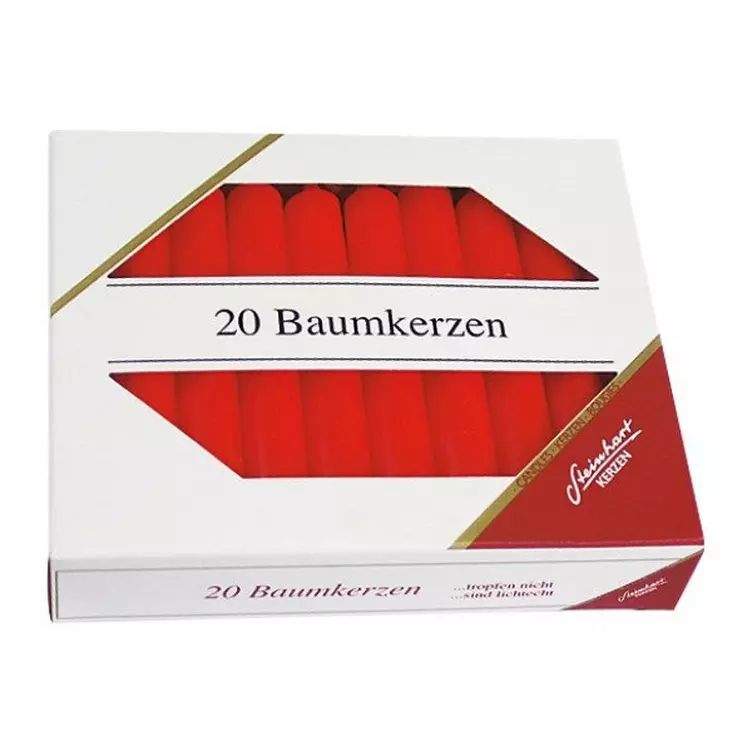 STEINHART STEINHART Baumkerzen 100x13mm 02333-10 rot 20 Stückonline kaufen MANOR