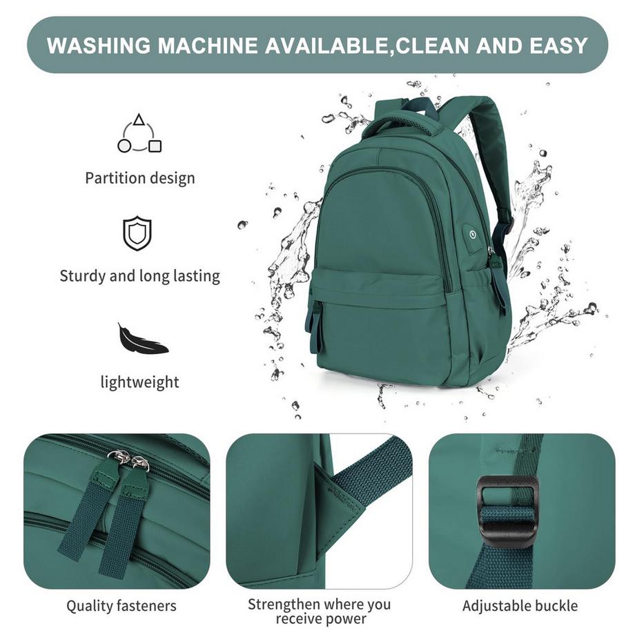 Only-bags.store Sac à dos scolaire léger pour ordinateur portable  