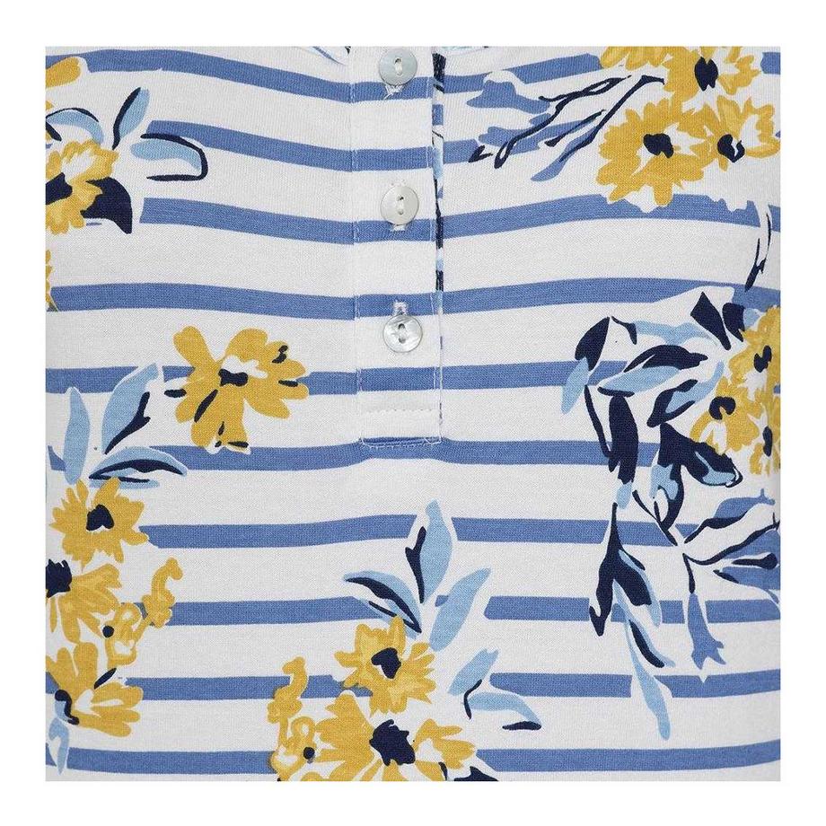 Lazy Jacks Haut sans manches à rayures et motif floral  