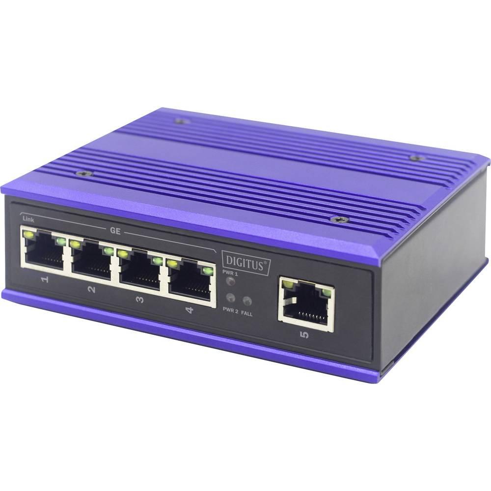 Digitus  Commutateur Fast Ethernet 8 ports industriel non géré, réduntante 