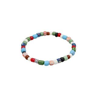 Kuzzoi  Armband Glas Beads Bunt Süßwasserperlen 