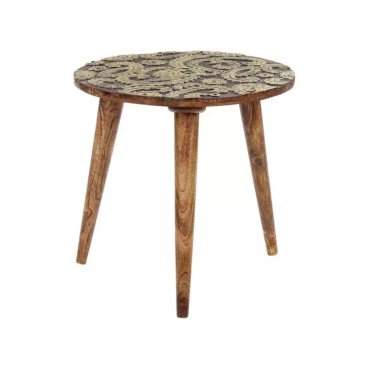 Beliani Tisch Set aus Mango Holz Retro CHANPI online kaufen MANOR VA9144
