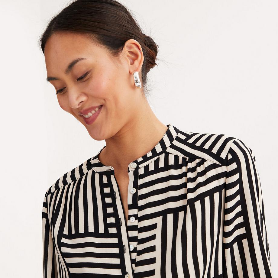 La Redoute Collections  Blouse col tunisien 