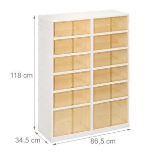 Northix Faltbares Schuhregal  