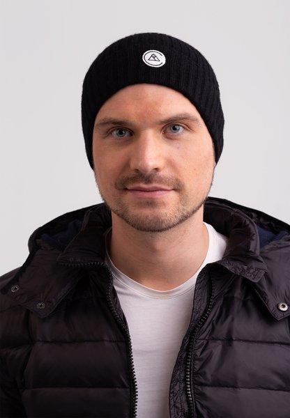 CASH-MERE.CH Kaschmir Fine Rib Mütze  