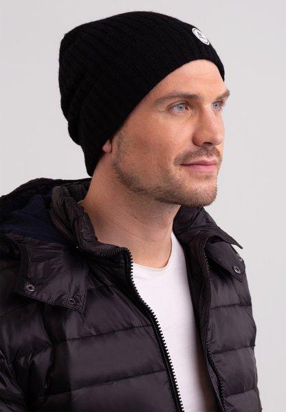 CASH-MERE.CH Kaschmir Fine Rib Mütze  