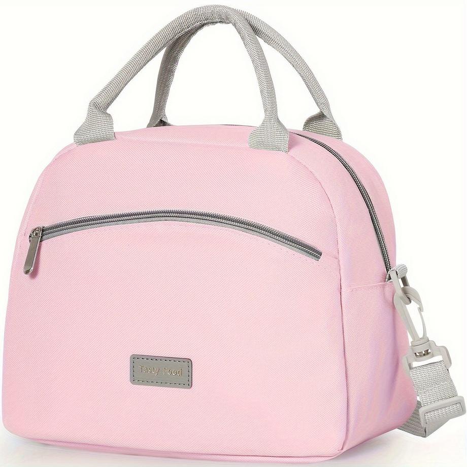 Only-bags.store  Isolierte Mittagessen Tasche, Mittagessen Kühltasche, isolierte Lunch-Box, tragbare wiederverwendbare Lunch-Tasche mit verstellbaren Trägern 