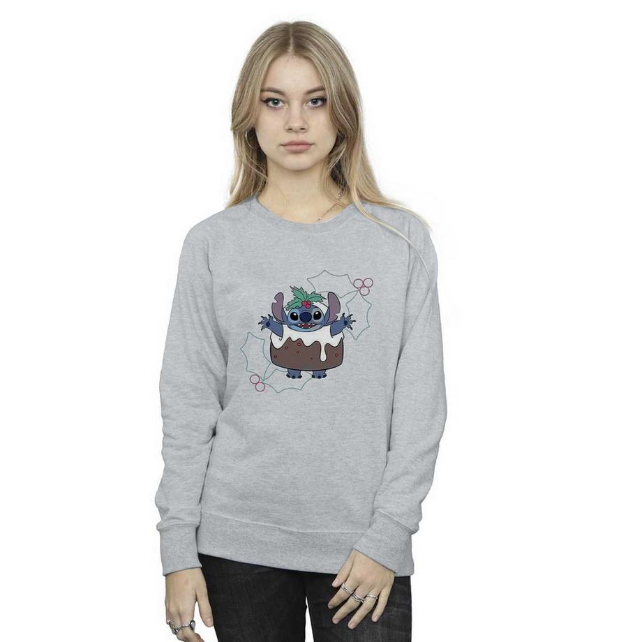 Disney Stitch Christmas Pudding Sweatshirt  