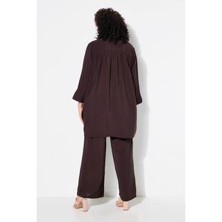 Ulla Popken V-Ausschnitt Druckknopf 7/8 Arm Jacke  