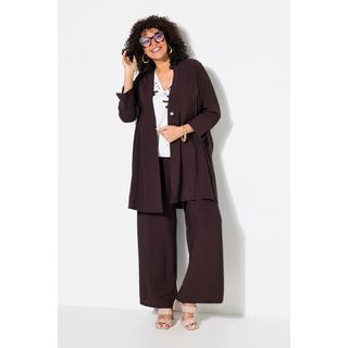 Ulla Popken V-Ausschnitt Druckknopf 7/8 Arm Jacke  