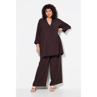 Ulla Popken V-Ausschnitt Druckknopf 7/8 Arm Jacke  