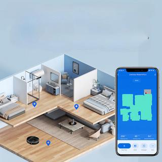 Blue Chilli Roboterstaubsauger mit Gyro-Navigation und intelligentem Wassertanksystem  