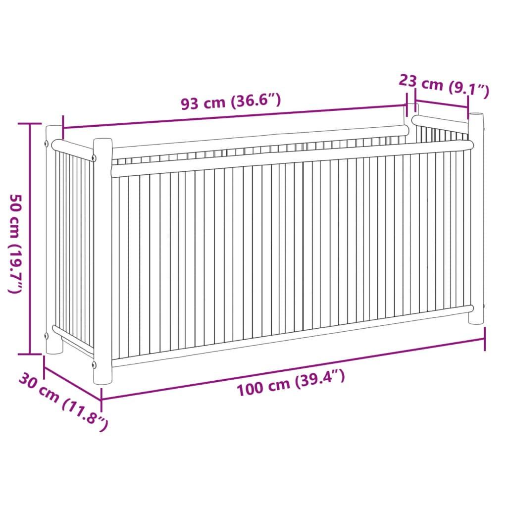 VidaXL Jardinière bambou  