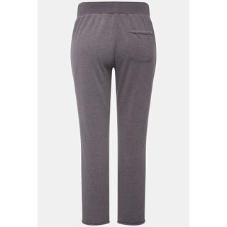 Ulla Popken  Pantaloni loungewear dal taglio della gamba stretto con orlino arrotolato e cintura elastica 