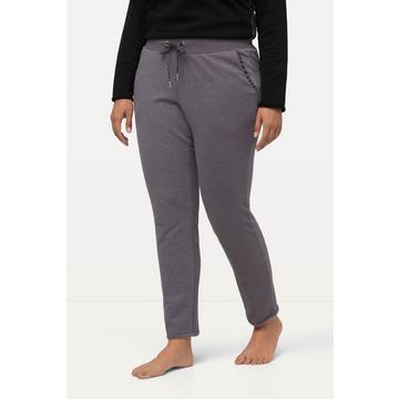 Pantaloni loungewear dal taglio della gamba stretto con orlino arrotolato e cintura elastica